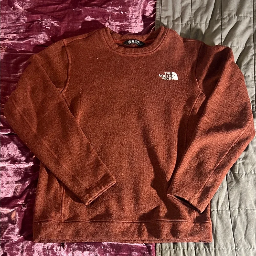 The North Face Men's Burnt Orange Crewneck Sweater